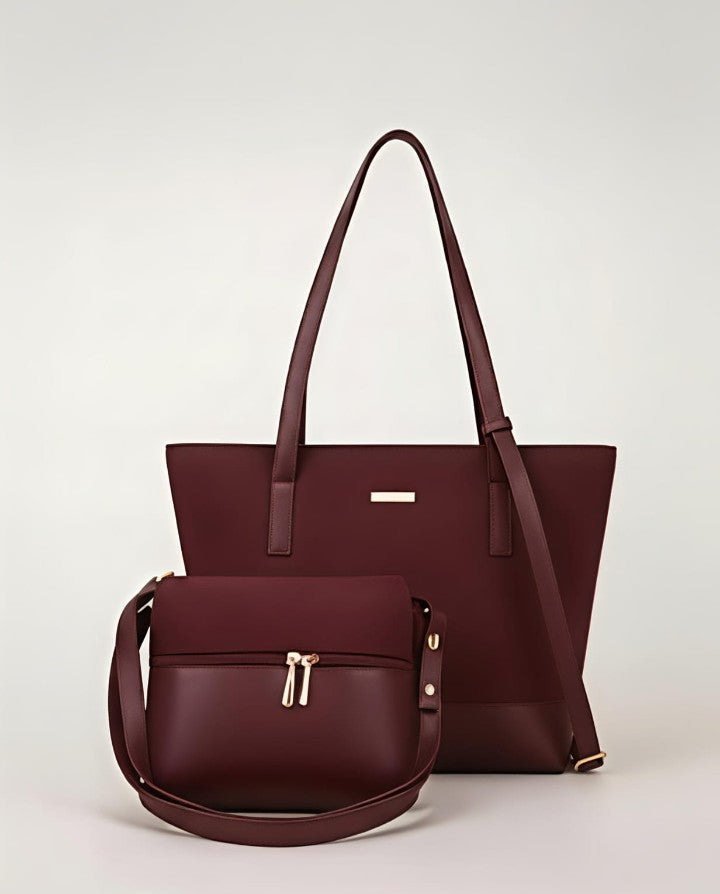 Nova 2pcs Ladies Handbag Set – Premium Tote & Shoulder Bag for Office & Daily Use