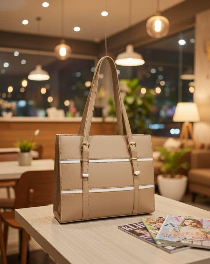 Liner Ladies Handbag – Premium Tote Bag for Office & Daily Use