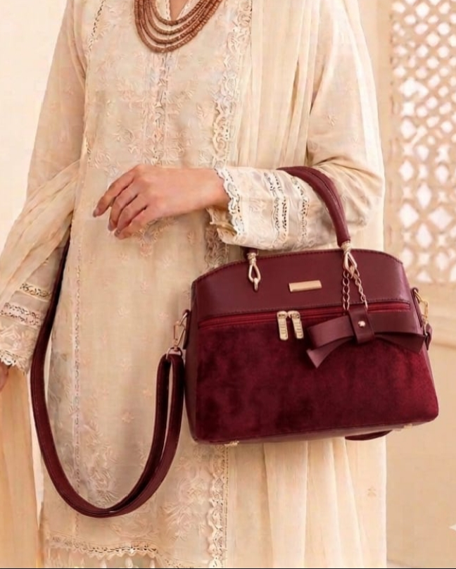 VELVET TEXTURE Carry bag